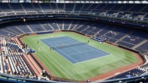 US Open tennis grounds and Citi Field stadium.