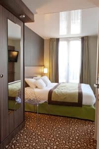 Hotel Berkeley signage and entrance on Rue d'Odessa, Paris Montparnasse
