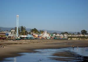 Santa Cruz Beach Boardwalk, about a 4-minute drive from National 9 Motel