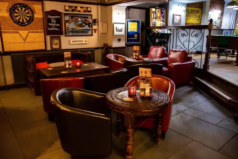 The dining room at The Vintage Inn.