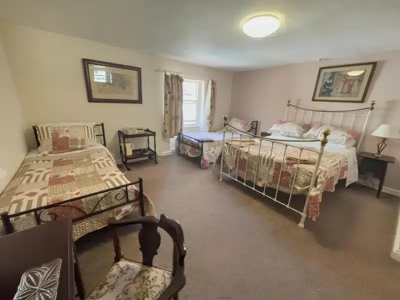 A guest bedroom at The Vintage Inn in Wellington.