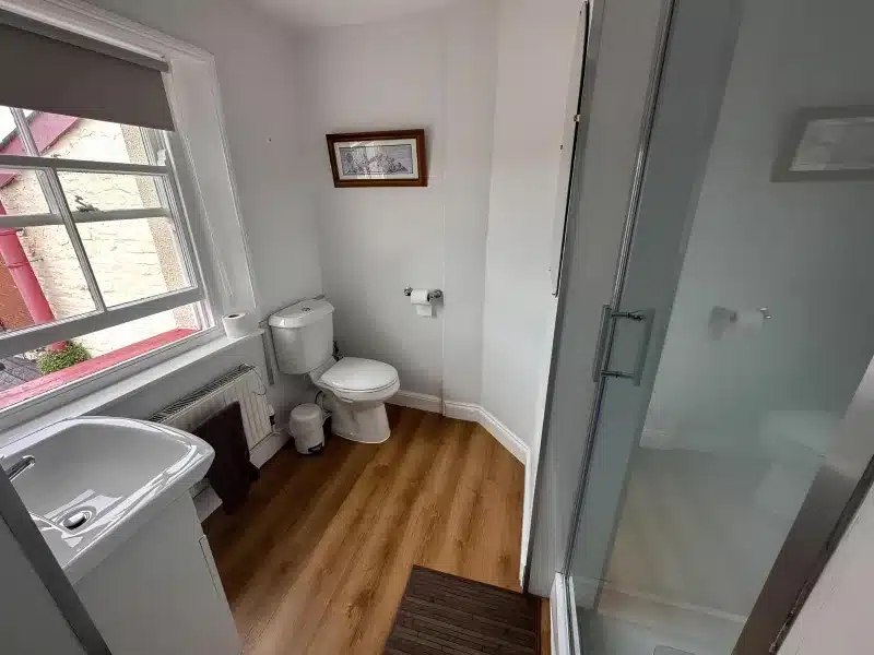 A bathroom at The Vintage Inn in Wellington.
