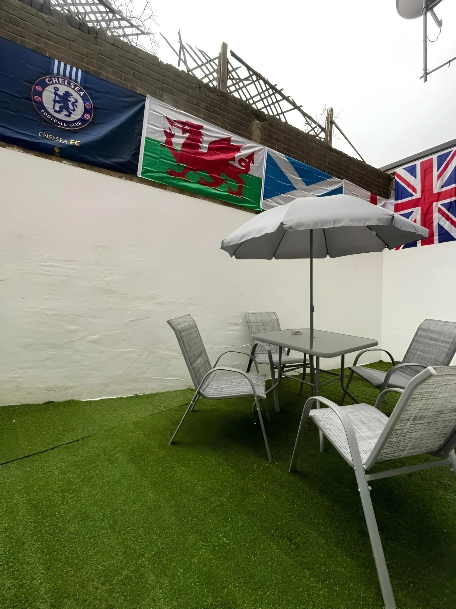 Patio in the Basement Flat with Patio