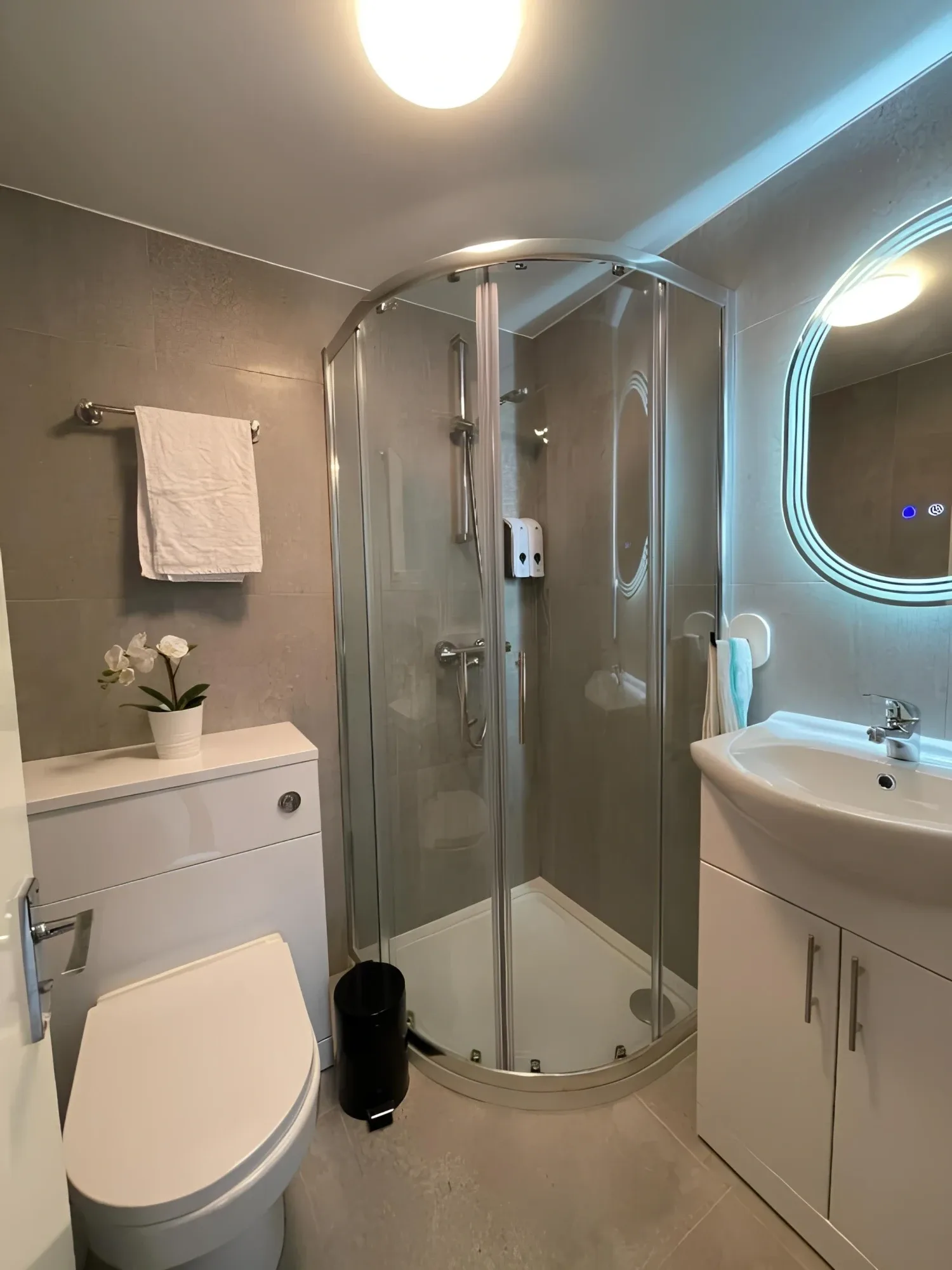 Bathroom in the Deluxe studio