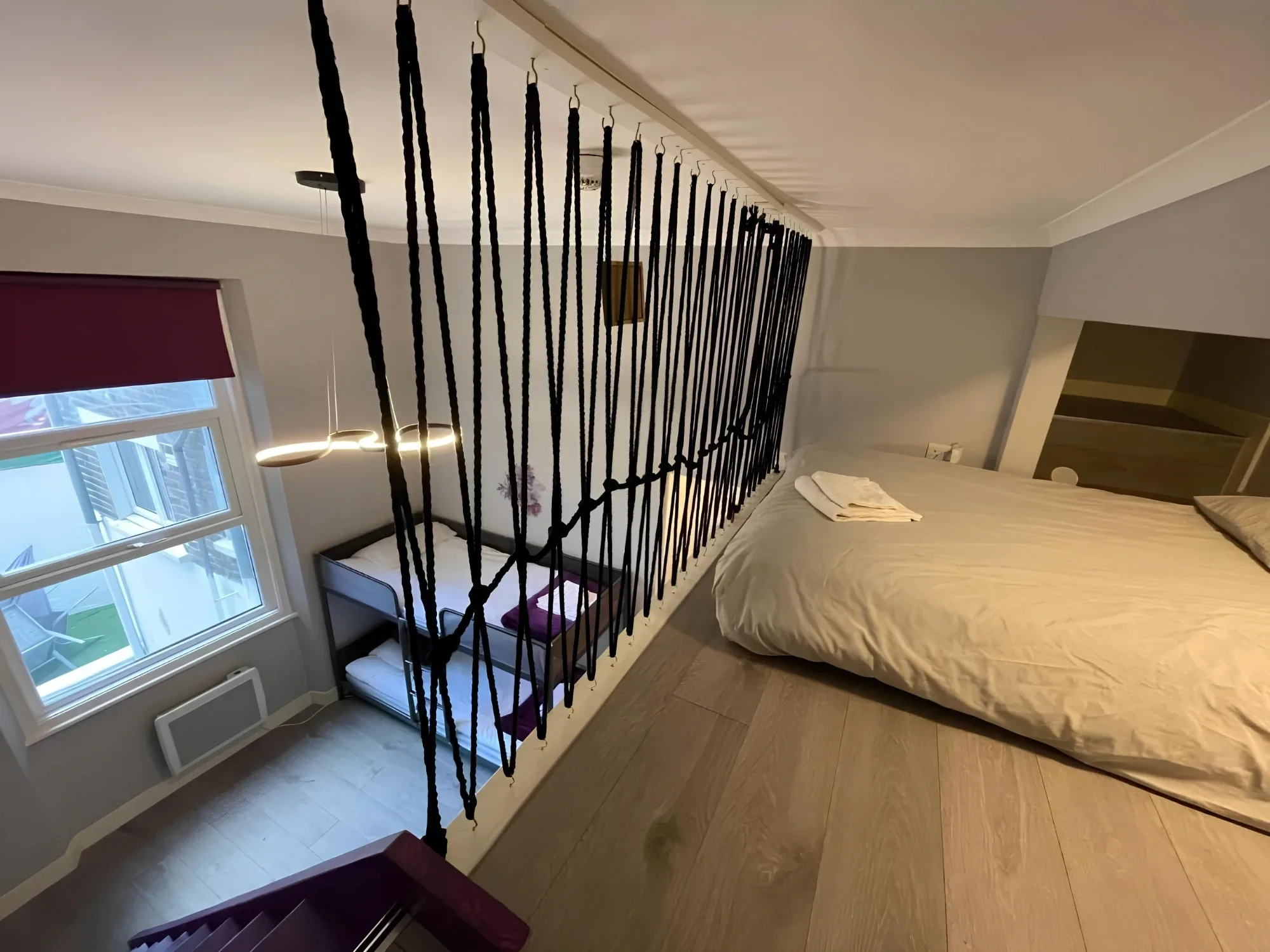 Raised sleeping area in the Modern Ground-Floor Flat