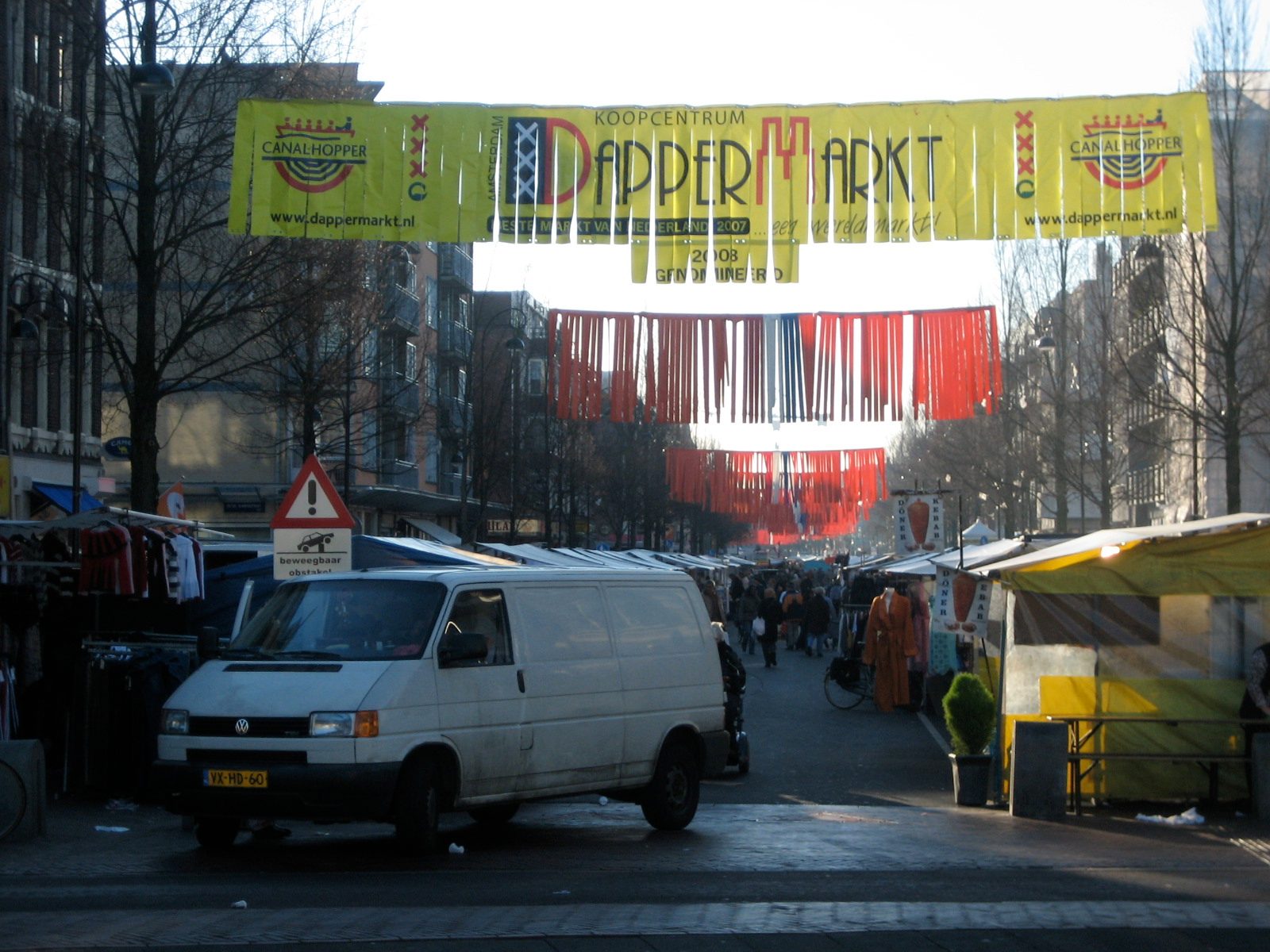Dappermarkt in Amsterdam Oost
