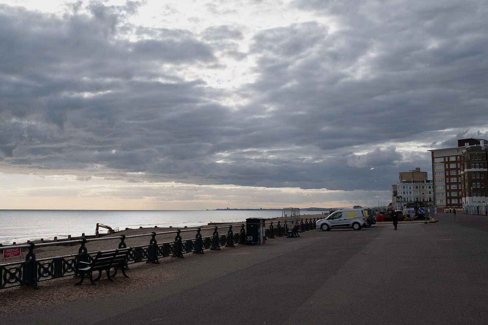 Hove seafront promenade