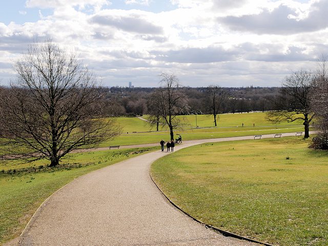 Heaton Park viewed from the Temple, Manchester